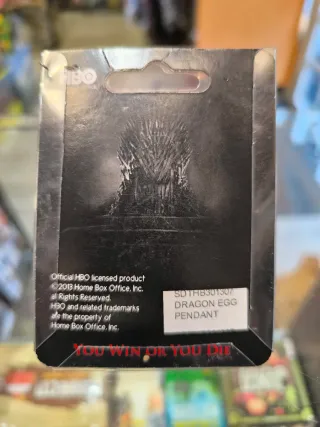 Colgante Game of Thrones Huevo Dragón Dorado
