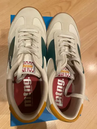 Zapatillas MTNG Beige y Verde