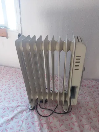 Radiador Aceite Eléctrico Blanco