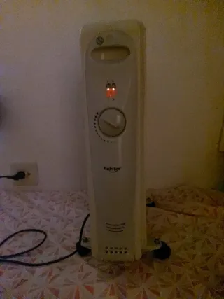 Radiador Aceite Eléctrico Blanco