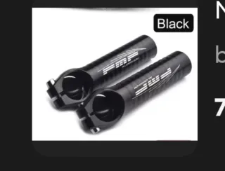 Acoples Manillar Bici Negro Aluminio