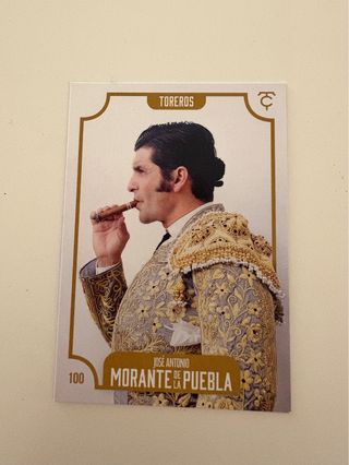 Cromo Morante N° 100 Colección Taurocromos