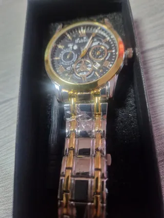 Reloj de Hombre Bubba Oro y Plata