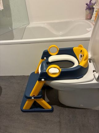 Orinal Escalera Plegable Baño Infantil Oso