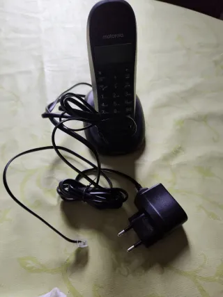 Teléfono Motorola Negro