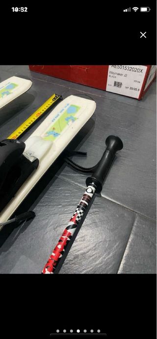 Esquis y botas niño..