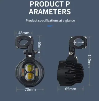 Antinieblas moto largo alcance