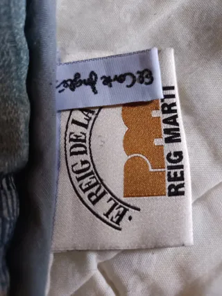 Edredón a cuadros azul y amarillo