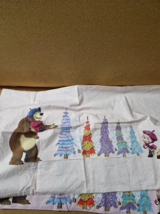 Lenzuolo singolo Masha e Orso