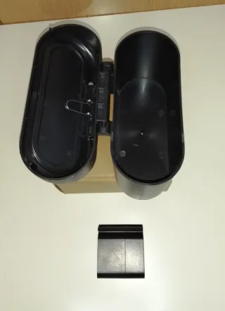 Papelera para coche negra