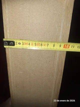 Puerta maciza de madera color roble 72 cm