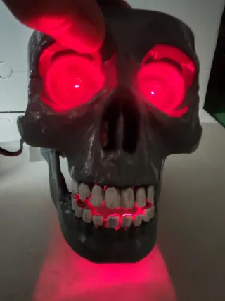 Teschio Luminoso Rosso