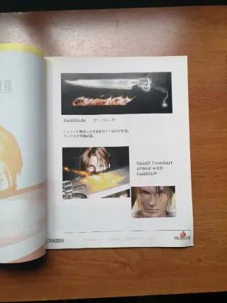 Revista Láminas Final Fantasy VIII Superjuegos