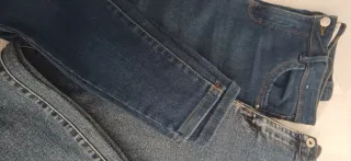 Vaqueros pitillo azules