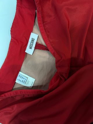 Pantalón Capri Moschino Rojo