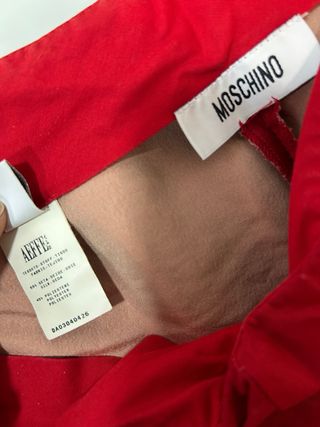 Pantalón Capri Moschino Rojo