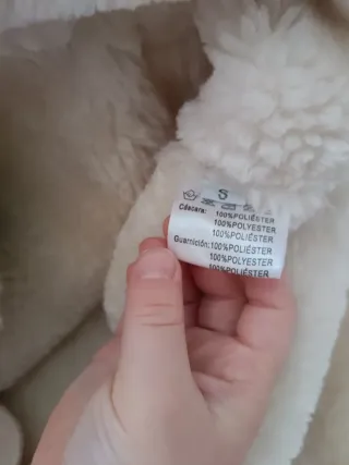 Gilet scamosciato beige taglia S