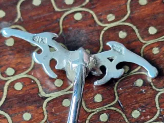 2 Pendientes Ombligo Plata 925