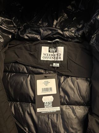 Weekend Offender Piumino Taglia XXL Nero