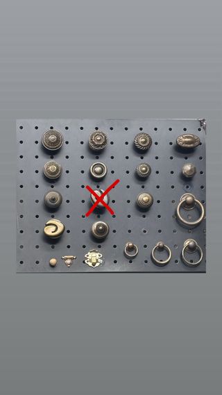 Pomelli in ottone assortiti nuovi