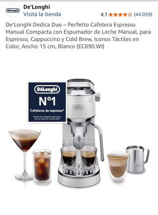 Cafetera DeLonghi Dedica Duo Cold Brew