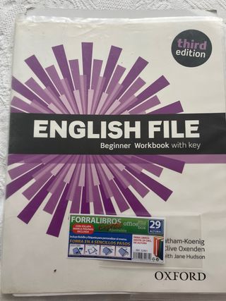 Libro Inglés English File Beginner + CD