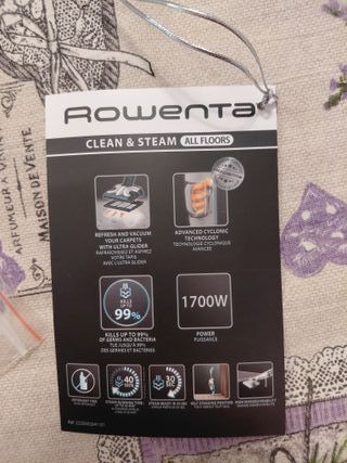 Rowenta Clean & Steam Aspirapolvere a vapore