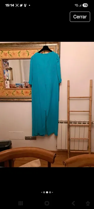 Vestido fiesta Silvia Fernández Talla 46.Del 2025