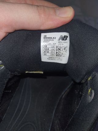 New Balance Abzorb 669 Scarpe Uomo Nere 47.5