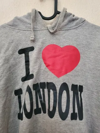 Sudadera Gris Talla L Unisex