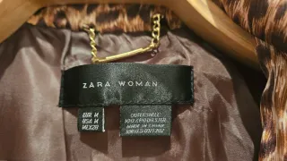 Chaqueta leopardo con cinturón