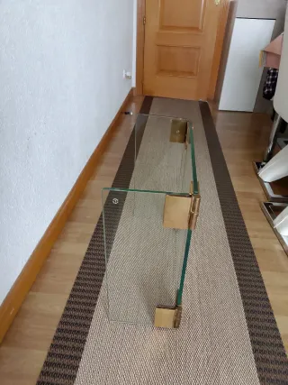 Mampara de cristal para chimenea