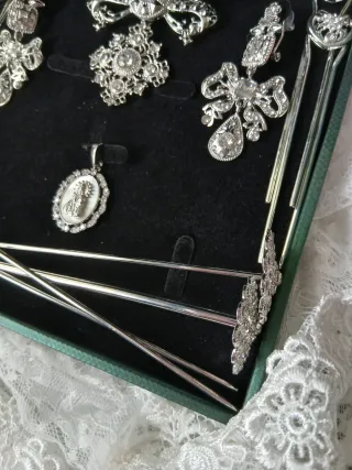 Aderezo fallera plata a estrenar