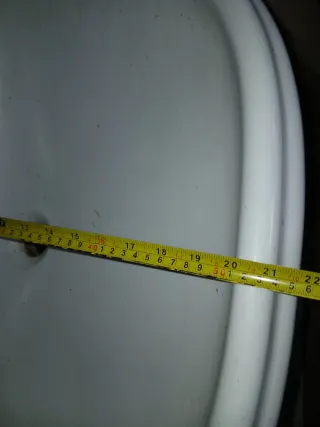 Lavabo de porcelana blanco