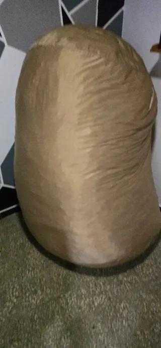 Puff Gigante XXL Relleno Espuma Gris