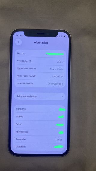 iPhone 12 mini bianco