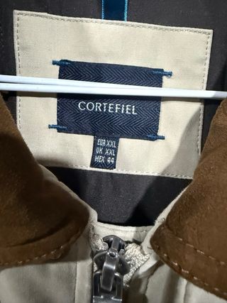 Gabardina hombre forrada beige tallaXXL