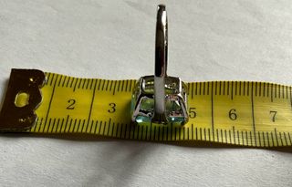 Anello donna con pietra azzurra