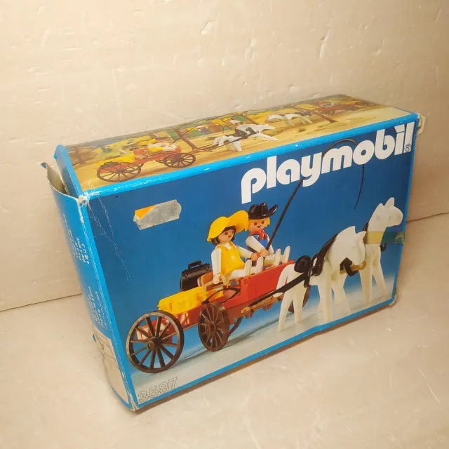 PLAYMOBIL - Carruaje Vintage Western 3587 + Caja