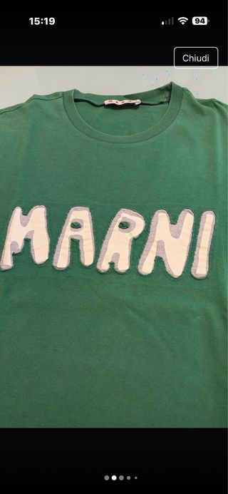 T-shirt Marni ragazzo taglia 14 anni