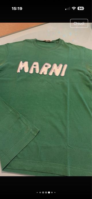 T-shirt Marni ragazzo taglia 14 anni