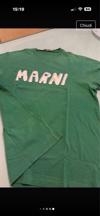T-shirt Marni ragazzo taglia 14 anni