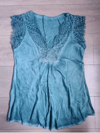 Blusa lencera de tirantes