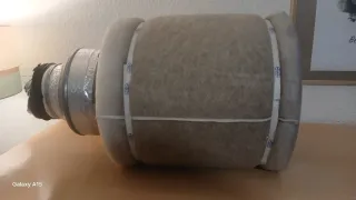 Filtro de aire con carbón activado