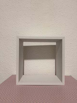 3 Estanterías Cuadradas Blancas