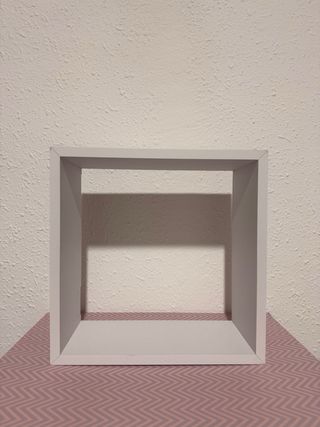 3 Estanterías Cuadradas Blancas