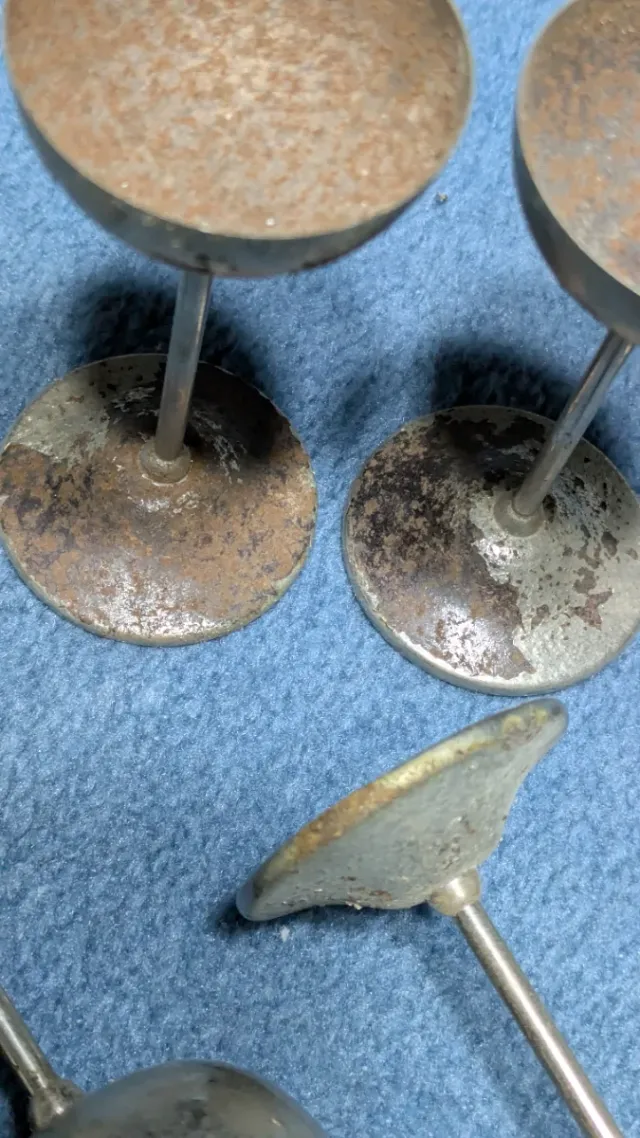 Antiguo juego de 6 copas