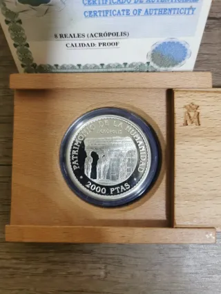 Moneda 2000 Pesetas Plata