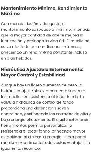 Muelle Horquilla Ohlins RXF38 M2 Vorsprung