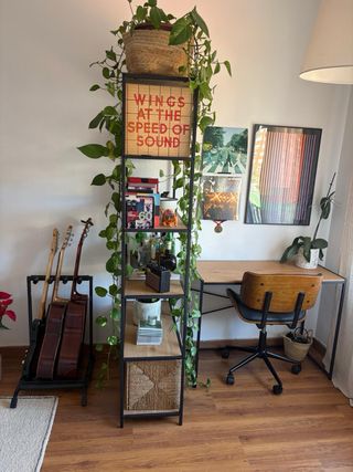 Estantería Industrial Metal y Madera